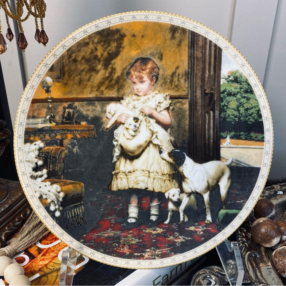 Vintage Royal Doulton plates. A Victorian Childhood series